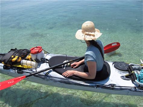 Pagaie De Kayak De Mer Et Technique De Pagayage