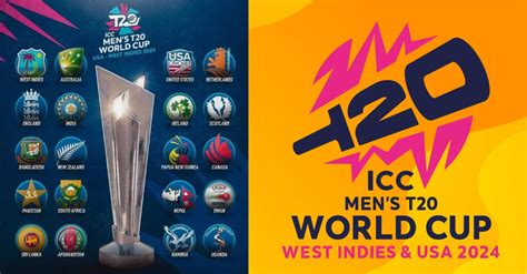 T20 World Cup 2024 Complete Schedule Teams Groups Dates Match