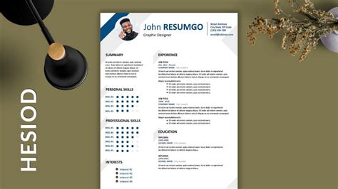 10 Elegant Free Resume Templates | ResumGO