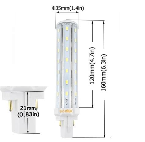 Bonlux W G Led Plc Lamp Cool White K Degrees Universal G D