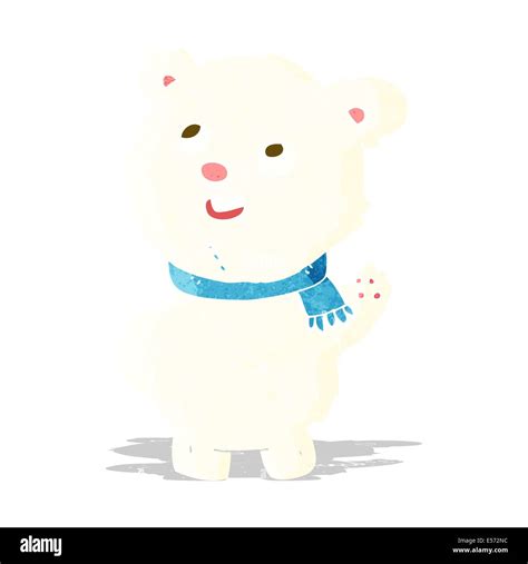 Cartoon Cute Polar Bear Cub Stock Vector Image And Art Alamy