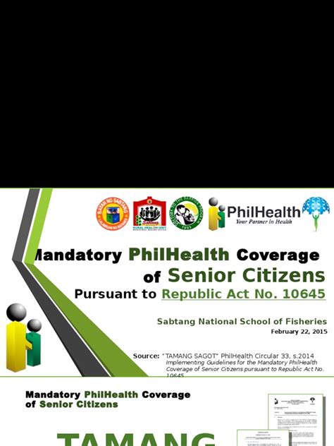 Pdf Mandatory Philhealth Coverage Of Senior Citizens Pursuant To Ra