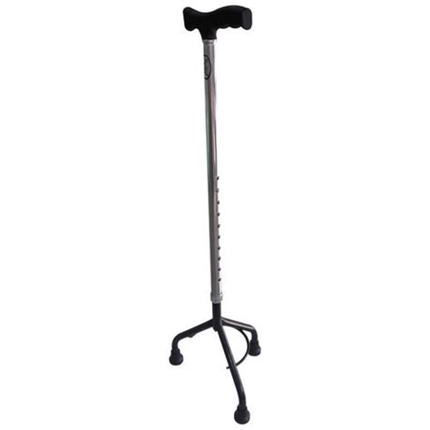 Aluminum Rubber Tripod Walking Stick Feature Foldable At Rs