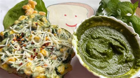 Sandwich Recipe Sweet Corn Spinach Sandwich Palak Corn Sandwich