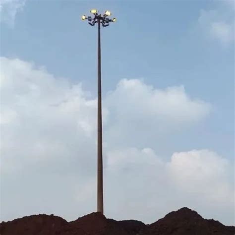 Mild Steel Round 30 M High Mast Lighting Pole For Outdoor At Rs 130000