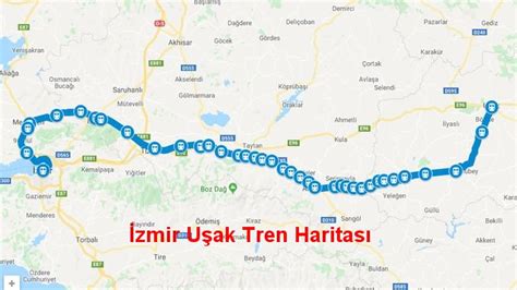 Izmir Usak Tren Saatleri Ve Haritasi Rayhaber