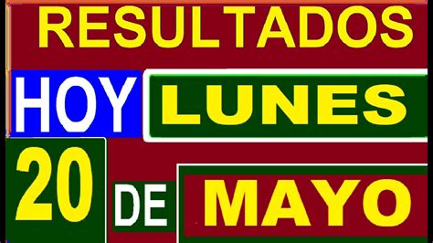 Ultimos RESULTADOS SORTEOS DE LOTERIAS Y CHANCES DE HOY LUNES 20 DE