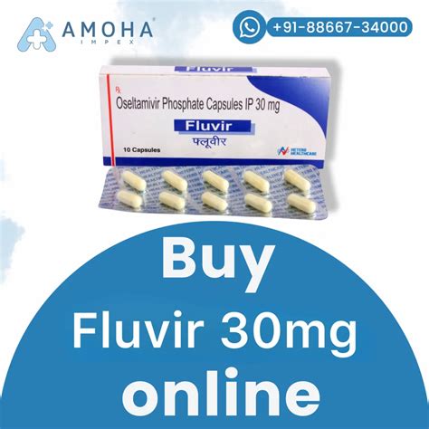 Oseltamivir Phosphate Tablet Fluvir Mg Tablet At Rs Strip