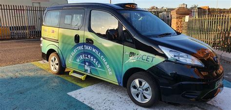 Construction Underway For Electric Taxi Wireless Charging Trial In