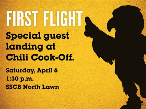 UHCL Hawk mascot’s first flight to take place at Chili Cook-Off