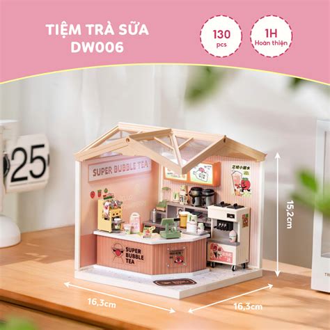 Mô Hình Lắp Ghép Nhà Búp Bê Robotime Rolife Super Creator Diy Miniature House