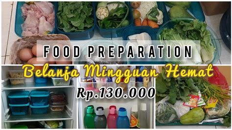 Belanja Mingguan Hemat Lanjut Food Preparation Daily Vlog Youtube