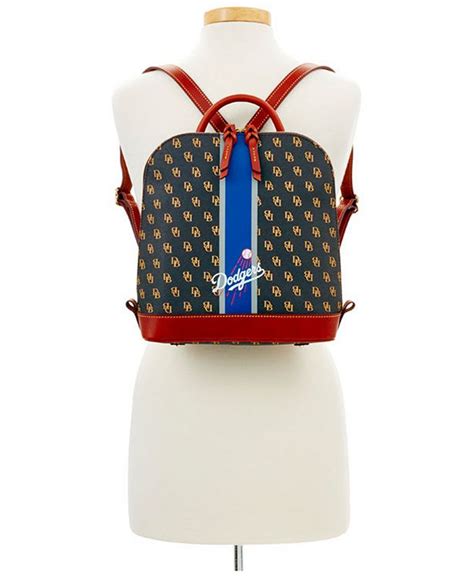 Dooney And Bourke Los Angeles Dodgers Zip Pod Stadium Signature Backpack