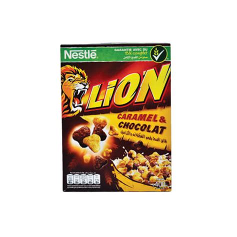 NESTLE LION CARAMEL CHOCOLAT CEREAL 400G Me Gusta