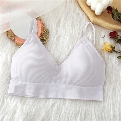 Débardeur Sexy pour femmes hauts dos nu soutien gorge Push Up Bralette