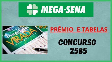 ConferÊncia Do Resultado E Dicas Do Sorteio 2585 Da Mega Sena Youtube