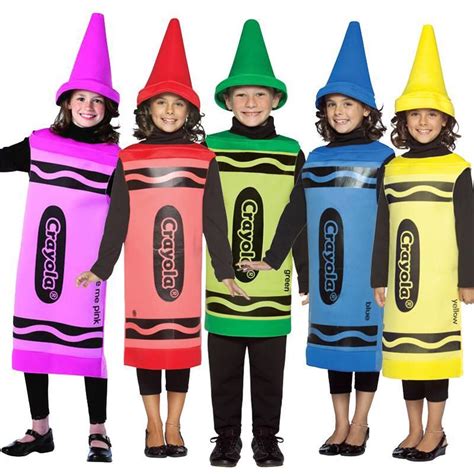 Crayon Costume Template