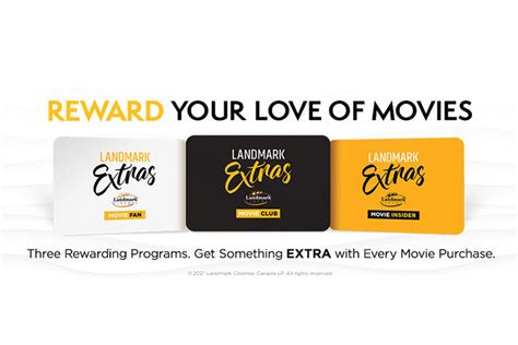 Loyalty360 Landmark Cinemas Announces Landmark Extras Movie Rewards