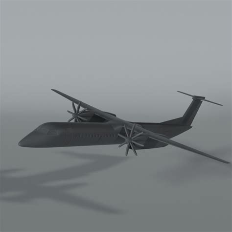 dash-8 q400 3D model 3D printable | CGTrader