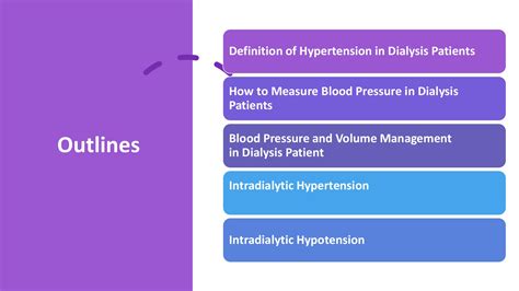 Blood Pressure And Volume Management In Dialysis Patient