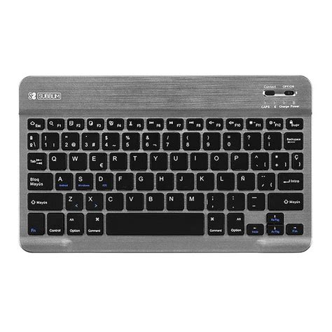 Teclado Bluetooth Subblim Smart Bt Keyboard Gris El Corte Ingl S