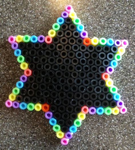 Small Star Bead Perles Hama Easy Perler Beads Ideas Hamma Beads Ideas Easy Perler Bead