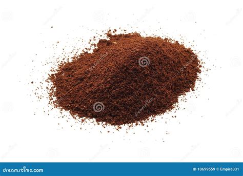 Coffee Powder Isolated Royalty Free Stock Images Image 10699559