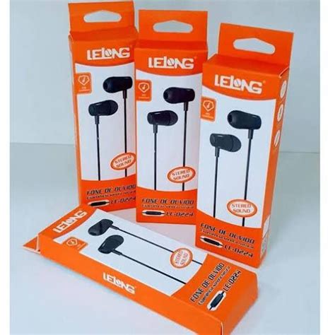 Fone De Ouvido Microfone Lelong Le Shopee Brasil