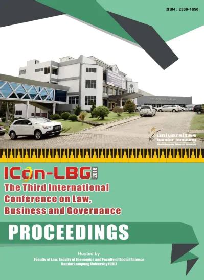 Icon LBG 2016 The Third International Conference On Law Business And