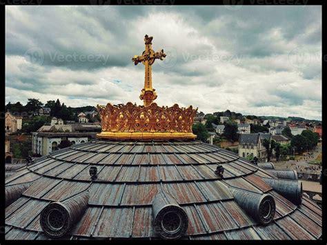 Breathtaking View of the Lourdes Basilica 32161004 Stock Photo at Vecteezy