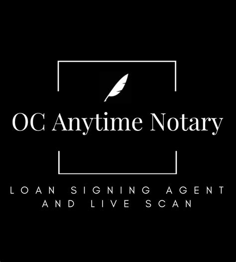 Oc Anytime Notary And Live Scan Orange California Notaries Phone Number Yelp