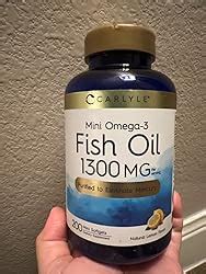 Amazon Carlyle Mini Fish Oil Softgels 2010 Mg 200 Omega 3