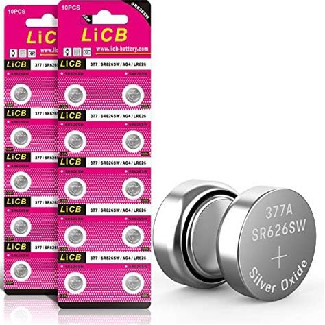 Licb Pack Sr Sw Watch Battery Long Lasting Leak Proof High