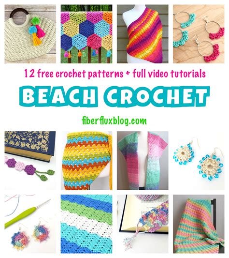 Beach Crochet 12 Free Crochet Patterns Full Video Tutorials