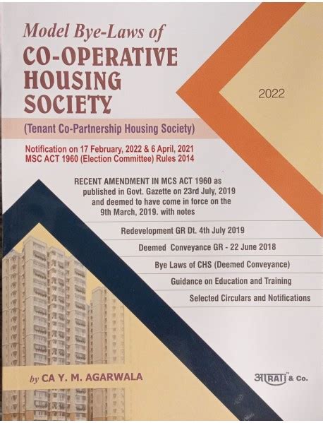 Model Bye Laws Of Co Operative Housing Society