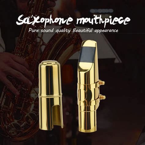 Mua Alto Sax Saxophone Mouthpiece Wcap And Ligatures Brass Metal Eb Alto Sax Mouthpieces 5c For