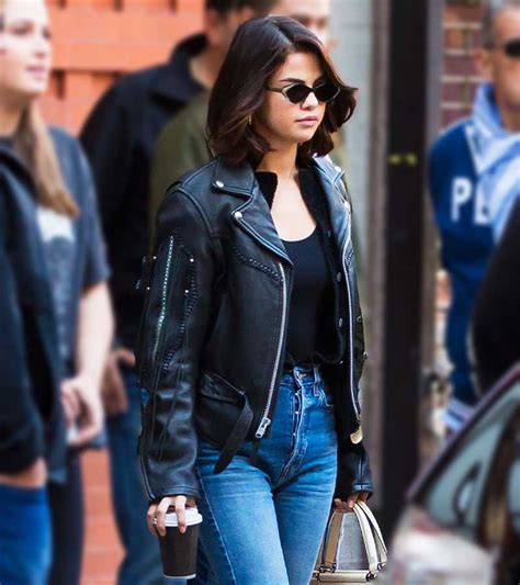 Selena Gomez Leather Jacket Hillsong Service Jacket