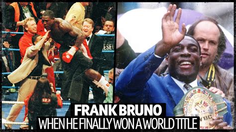 Epic Scenes 🙌 Frank Bruno Finally Wins A World Title The Frank Warren Story Youtube