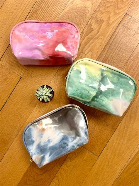 Smell Proof Bag Discreet Makeup Cosmetic Cute Watercolor Tie Dye Choice