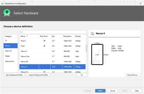 Set Android Virtual Device AVD For Android Programming DataFlair