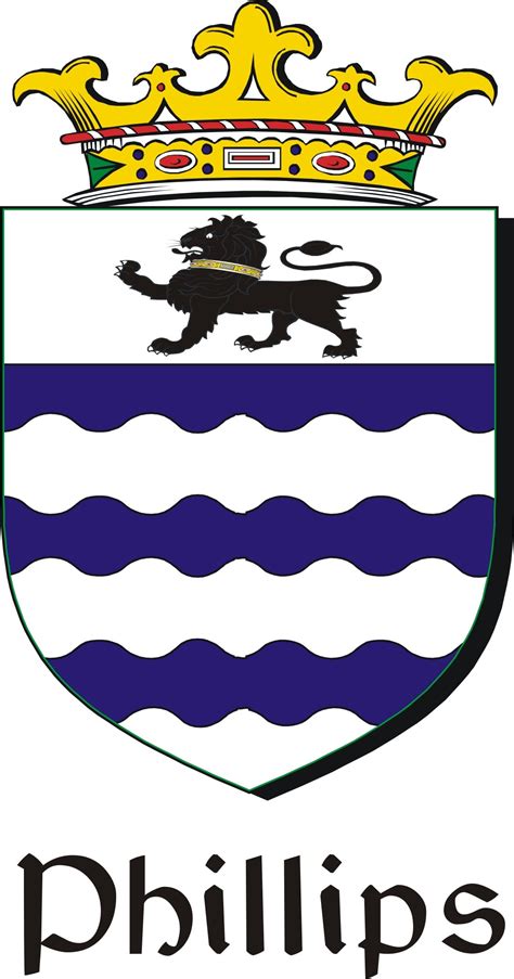 Phillips Family Crest / Irish Coat of Arms Image Download - Tradebit