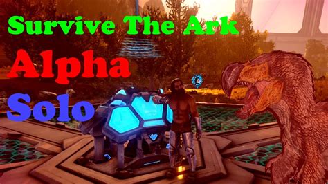 Survive The Ark Alpha Solo Ark Survival Evolved Genesis Part 2 Youtube