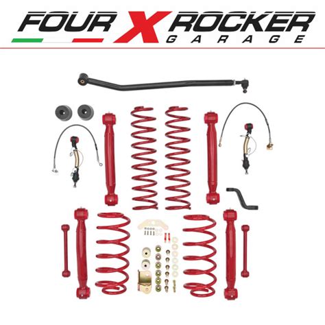 Assetto Kit Rialzo Rancho Cm Per Jeep Wrangler Tj Four X Rocker