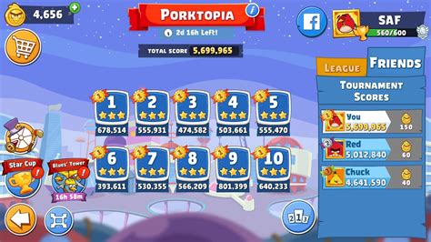 Angry Birds Friends Porktopia All Levels Stars Passage From Sergey