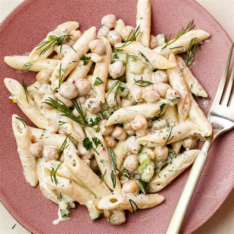 The Best Creamy Chickpea Pasta Salad Legally Healthy Blonde