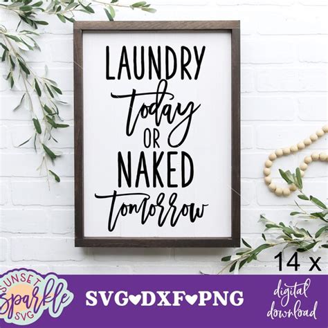 Laundry Today Or Naked Tomorrow Etsy