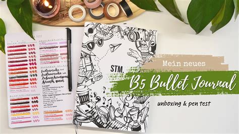 B5 Bullet Journal von Scribbles That Matter für 2024 Unboxing Pen