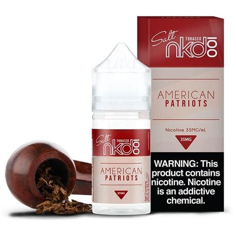 Juice Nic Salt Naked American Patriots