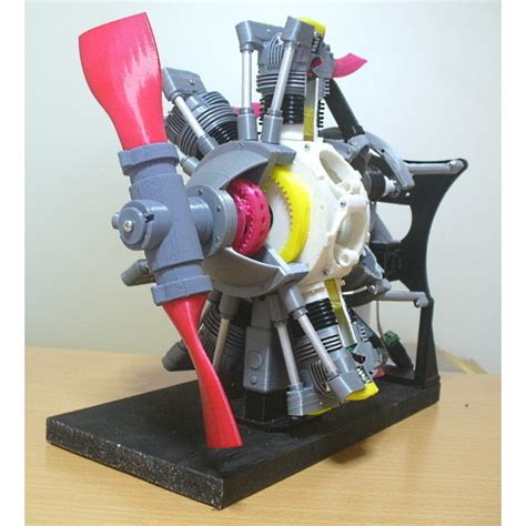 Free STL file Radial Engine, 7-Cylinder, Optional Parts Kit (2) 🚁・3D print model to download・Cults