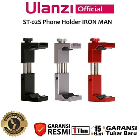 Jual ULANZI ST 02S IRON MAN Smartphone Phone Holder HP Vlog Tripod